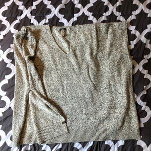 ROOTS Knit Poncho OS